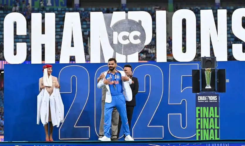 Champions Trophy 2025 final presentation without PCB officials